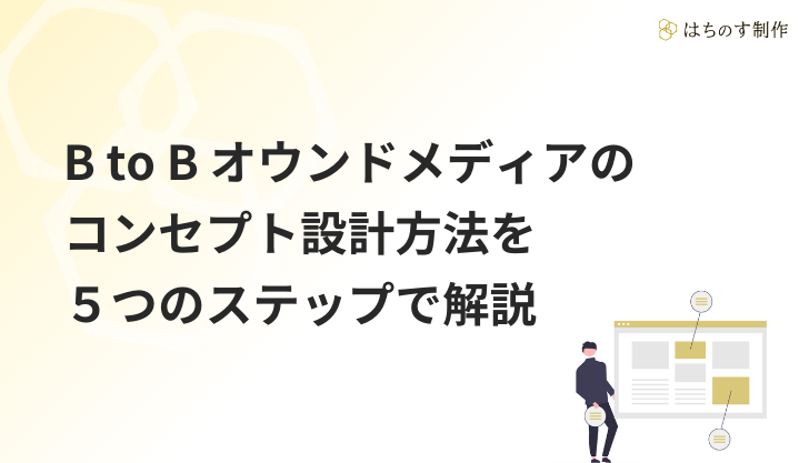 BtoB オウンドメディアのコンセプト設計方法を5つのステップで解説